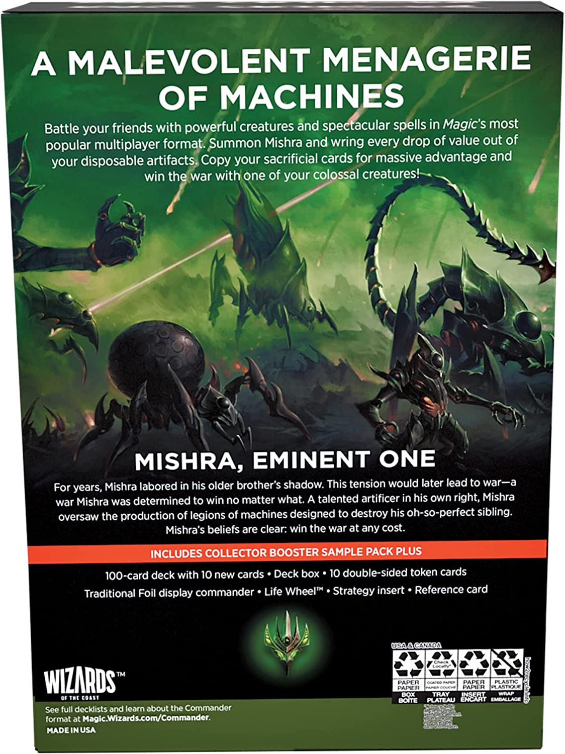 Magic The Gathering, TCG, The Brothers War, Commander Deck, Mishra’s Burnished Banner