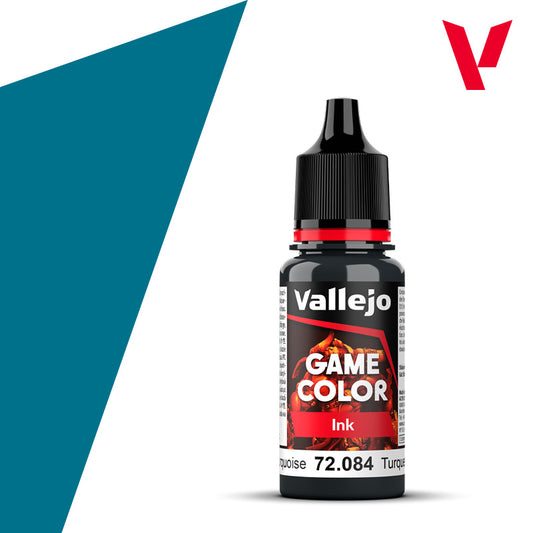 AV Vallejo Game Color 18ml - Game Ink - Dark Turquoise