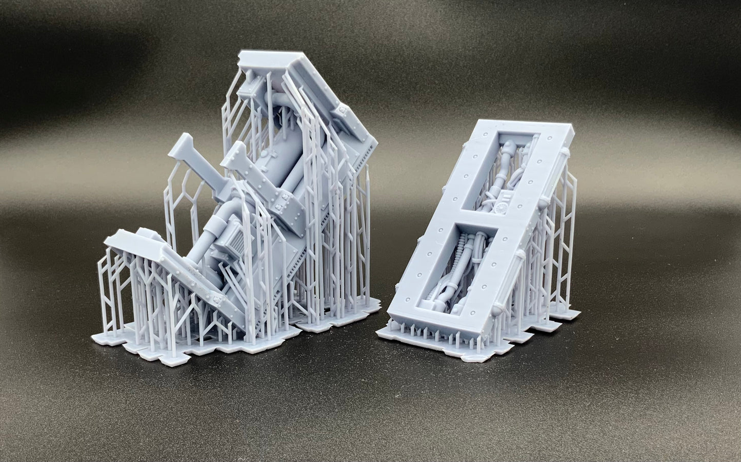 Zone Mortian, Piped Wall Double Section