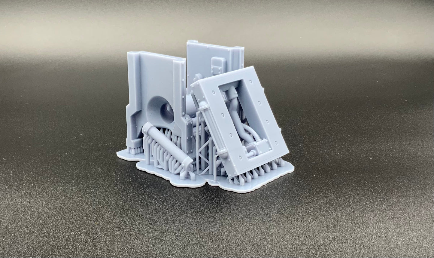 Zone Mortian, Piped Wall Single Section