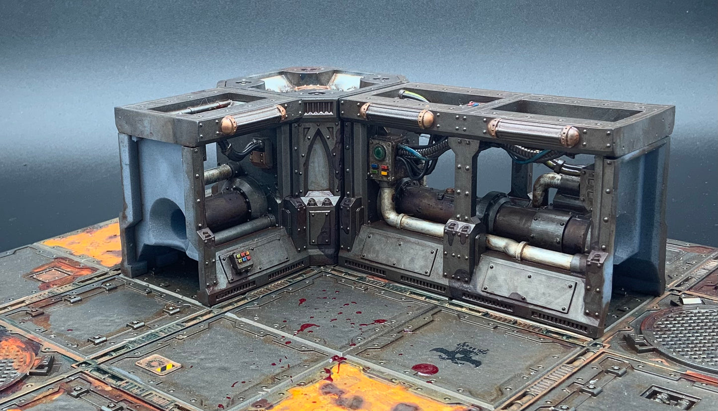 Zone Mortian, Piped Wall Single Section