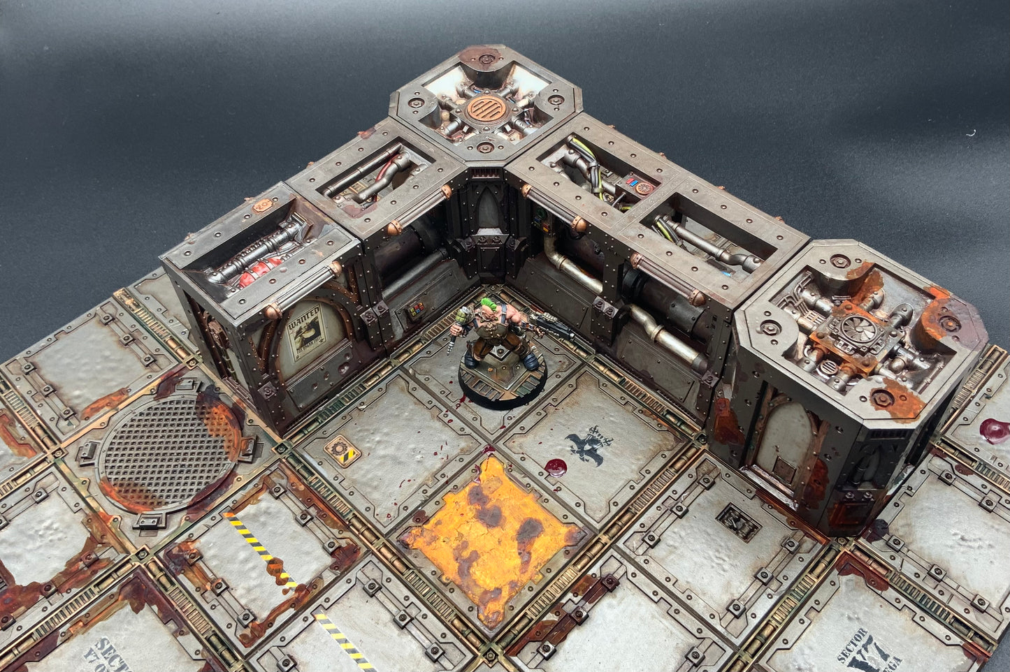 Zone Mortian, Piped Wall Single Section