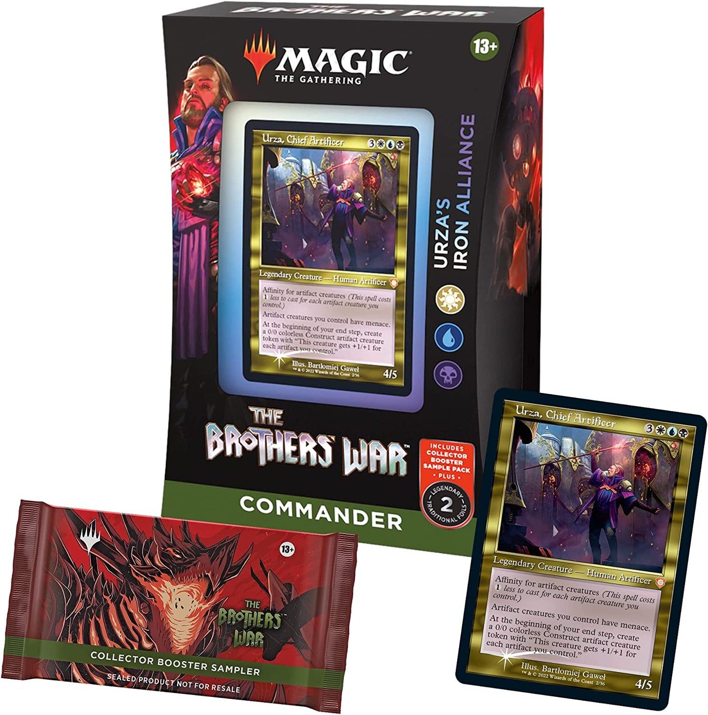 Magic The Gathering, TCG, The Brothers War, Commander Deck, Urza’s Iron Alliance