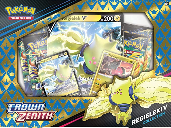 Pokémon, TCG, Crown Zenith, Regieleki V, Collection.