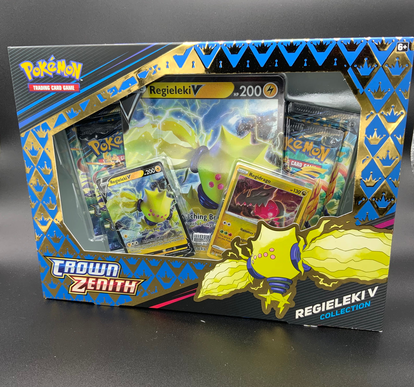 Pokmon, TCG, Crown Zenith, Regieleki V, Collection. Dark Millennium Pokmon, TCG, Crown Zenith, Regieleki V, Collection. Dark Millennium