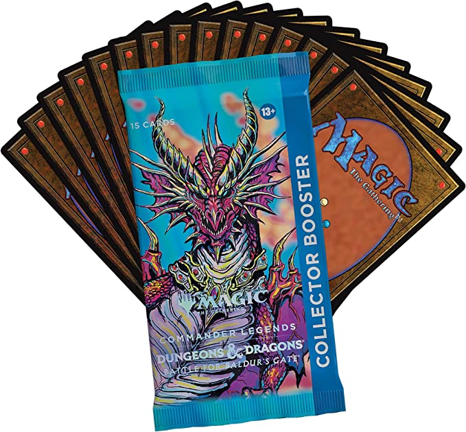 Magic The Gathering, TCG, Commander Legends, Dungeons and Dragons, Collector Booster