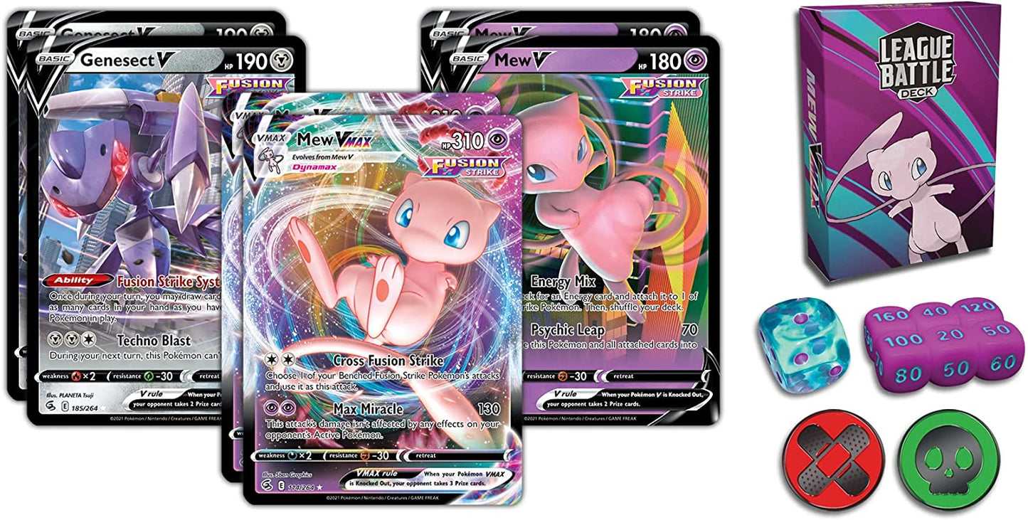 Pokémon, TCG, MEW V MAX, League Battle Deck