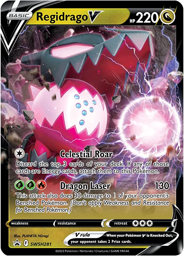 Pokémon, TCG, Crown Zenith, Regidrago V, Collection.